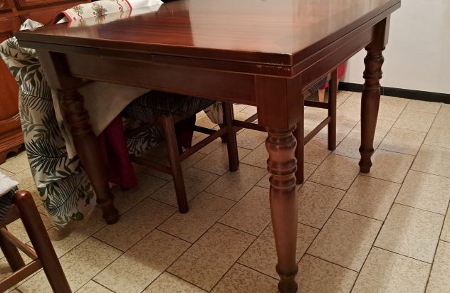 TAVOLO IN LEGNO ALLUNGABILE - Foto 5