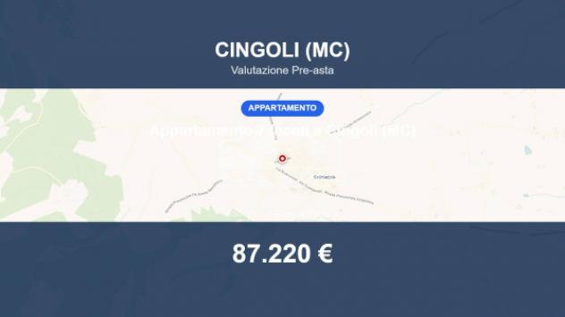 Immobile in asta di 150 m², box auto in vendita a Cingoli