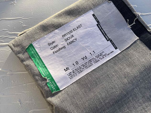 Scampolo tessuto jeans denim bleu - Foto 5