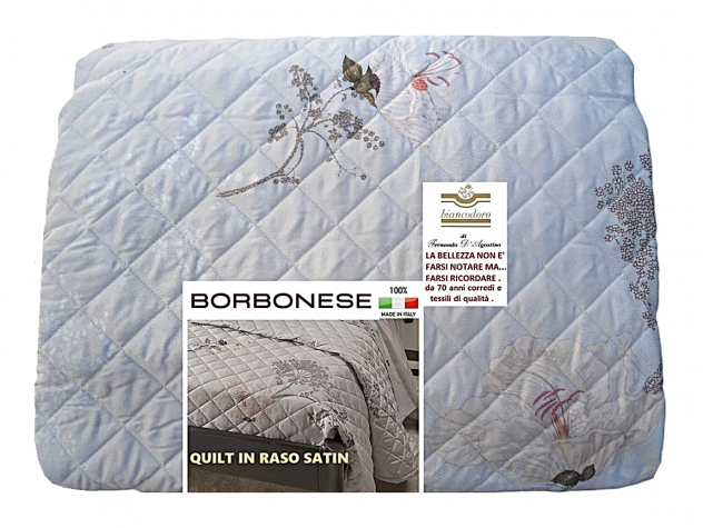 BORBONESE quilt copriletto trapuntino matrimoniale 2 varianti - Foto 10