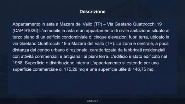 Immobile in asta di 175 m² con più di 5 locali in vendita a Mazara del Vallo - Foto 18