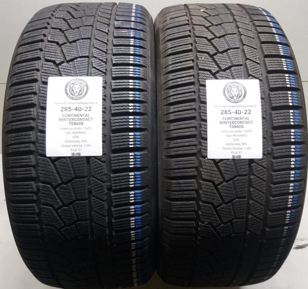 2 GOMME 285 40 22 CONTINENTAL A73453