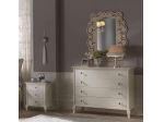 Comò e Comodino Legno con Intaglio Provenzale cod 7730/7731