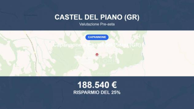 Immobile in asta di 368 m² in vendita a Castel del Piano
