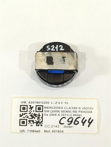 SENSORE PIOGGIA MERCEDES Classe E S. Wagon W212 A2079012200 651924 (09) - Foto 2