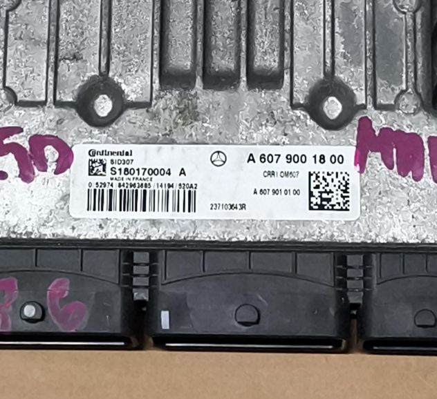 A6079001800 ECU MERCEDES 1.5 SID307 6079001800 S180170004A A6079010100 - Foto 2