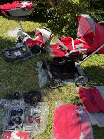 Inglesina Quad Trio rosso completo e super accessoriato condizioni eccellenti - Foto 7