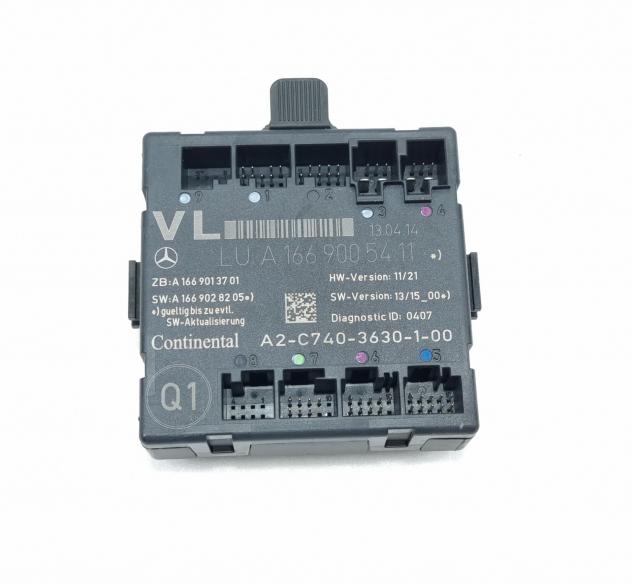 CENTRALINA PORTA SX GUIDA MERCEDES Classe B W246 2° Serie A1669005411 (12)