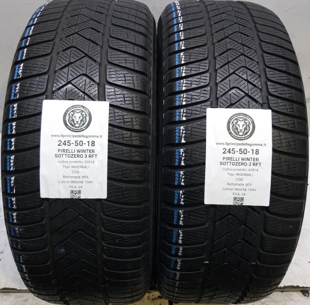 2 GOMME 245 50 18 PIRELLI A63918