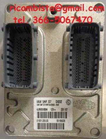 55195638 IAW5NF.S7 IAW5NFS7 Fiat Panda 1.2 centralina motore Magneti Marelli