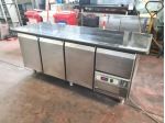 tavolo frigo con piano in marmo usato