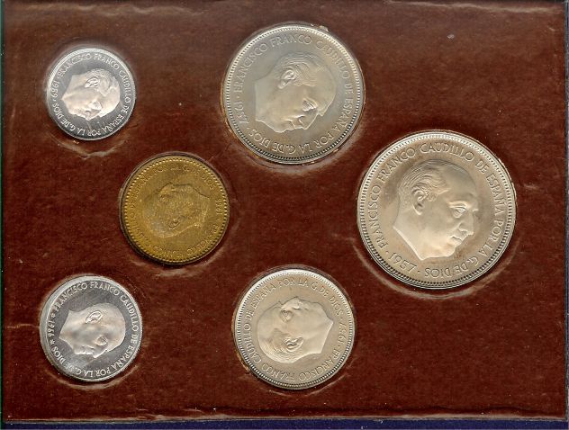 SPAGNA 1974 Serie Numismatica Monete - Foto 2