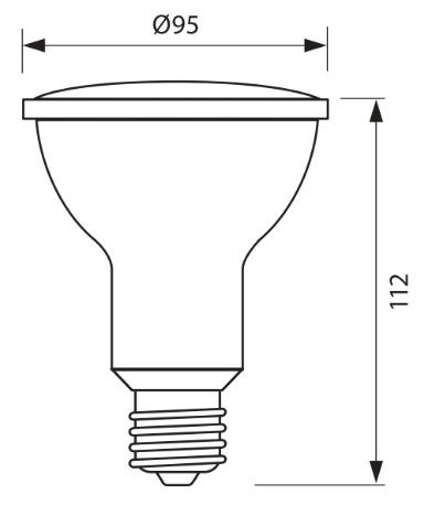 Lampada led Par 30 12W. Bianco Naturale - Foto 2