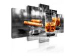 Quadro Al Bar Cm. 100X50 E 200x100 - Grigio - ARREDALACASA