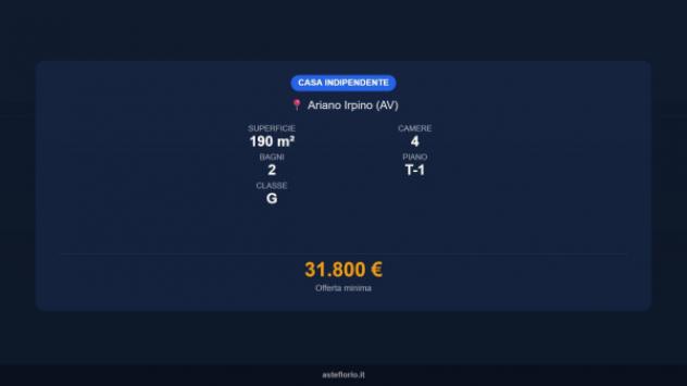 Immobile in asta di 190 m² con più di 5 locali e box auto in vendita a Ariano Irpino - Foto 16