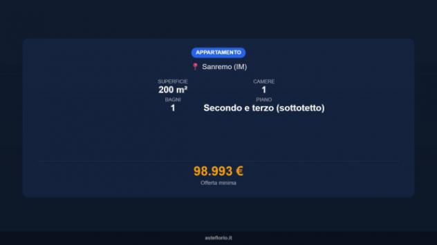 Immobile in asta di 200 m² in vendita a Sanremo - Foto 17