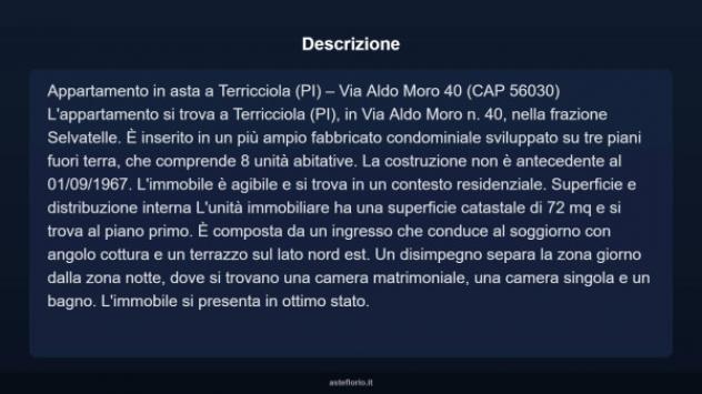 Immobile in asta di 72 m², box auto in vendita a Terricciola - Foto 4