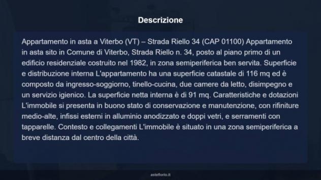 Immobile in asta di 116 m² in vendita a Viterbo - Foto 11