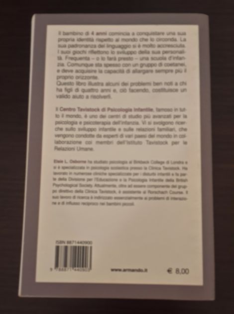 MIO FIGLIO HA 4 ANNI, ELSIE L. OSBORNE, Armando Editore 2005. - Foto 3