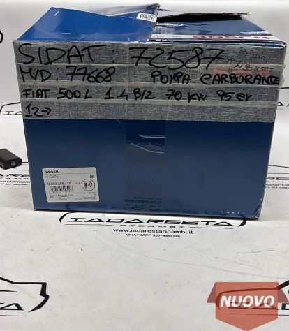 Pompa Benzina Fiat 500L 1.4Bz 95cv 51885308 - Foto 4