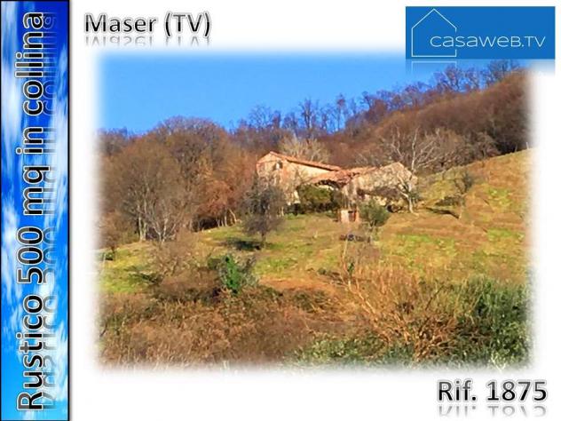 1875 - Rustico 500 mq in collina a Maser (TV) Rif. 1875 - Foto 2