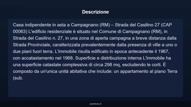 Immobile in asta di 298 m² in vendita a Campagnano di Roma - Foto 4