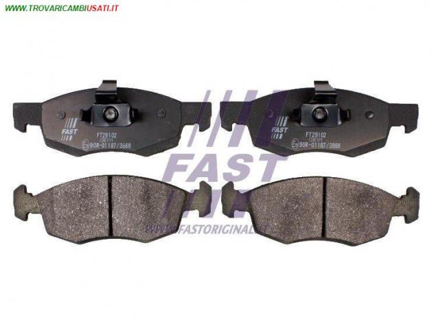 PASTIGLIE FRENO FIAT DOBLO 00 ANTERIORE SENZA SENSORE FT29102 Meccanica  Impianto frenante  Freni  Pastiglie freni pos