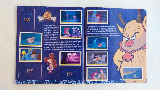 Album figurine Disney Hercules Panini 1997 con 194 figurine attaccate come nuovo - Foto 3
