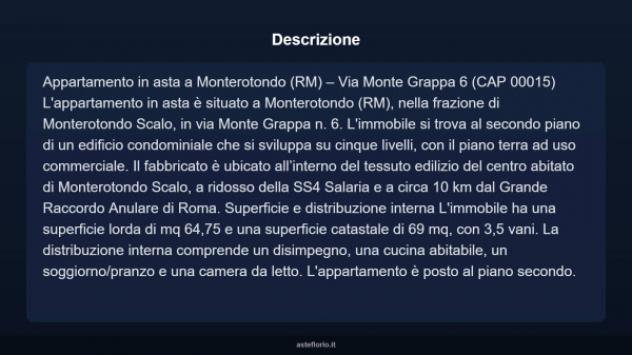Immobile in asta di 64 m² in vendita a Monterotondo - Foto 4