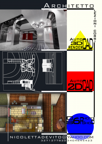 Lezioni e realizzazione di 3D e render con AutoCAD - Photoshop - InDesign - Foto 2