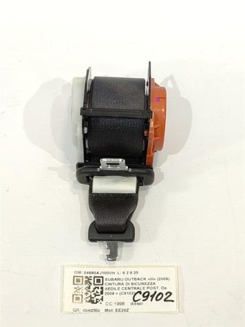 CINTURA DI SICUREZZA POSTERIORE CENTRALE SUBARU Outback Serie 64680AJ100VH EE20Z (0915) - Foto 2