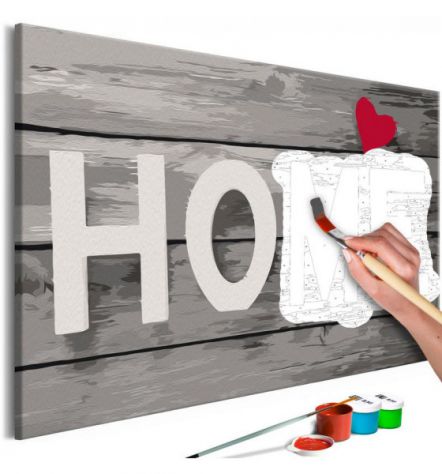 Quadro Fai Da Te 60x40 Cm. Home N.3 Arredalacasa Spedizione Gratis