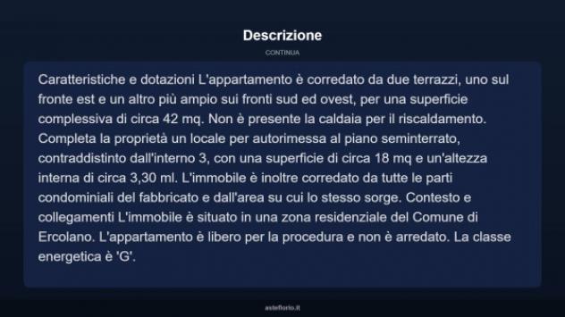 Immobile in asta di 171 m² con più di 5 locali e box auto in vendita a Ercolano - Foto 5