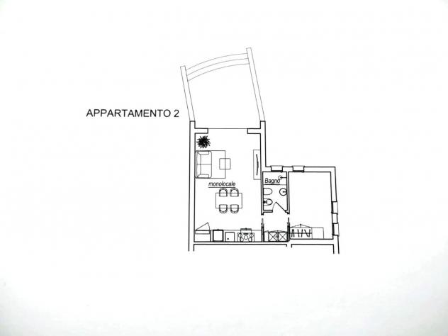 Appartamento in vendita a Castiglioncello - Rosignano Marittimo 45 mq Rif: 1407371 - Foto 2