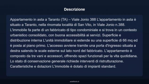 Immobile in asta di 66 m² in vendita a Taranto - Foto 3