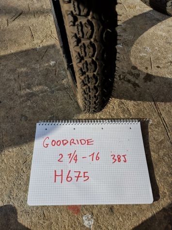 Copertone pneumatico ruota ciclomotore Goodride 2 ¼ 16 38J H675 - Foto 2