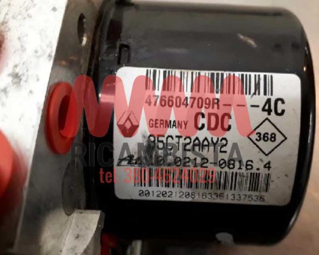 476604709R Renault Grand Scenic centralina gruppo pompa ABS