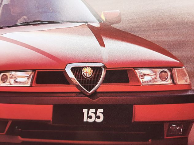 ALFA ROMEO 155 DEPLIANT ORIGINALI 2 COPIE