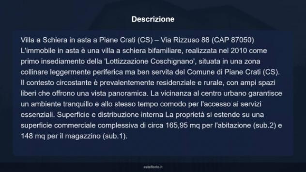Immobile in asta di 165 m² con più di 5 locali in vendita a Piane Crati - Foto 8