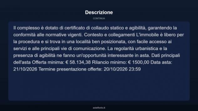 Immobile in asta di 53 m², box auto in vendita a Santa Teresa Gallura - Foto 6