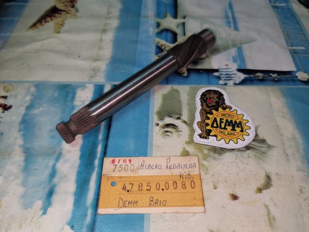 Albero pedaliera avviamento messa in moto k.s. Brio 50 cc DEMM 478500080