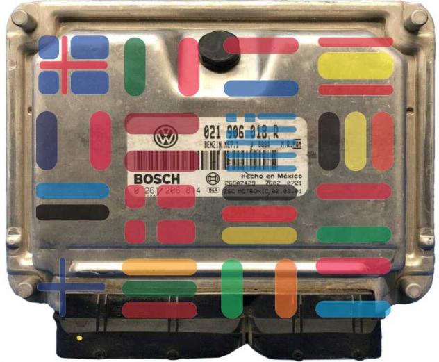 0261206814 021906018R Volkswagen Golf VR6 centralina motore Bosch