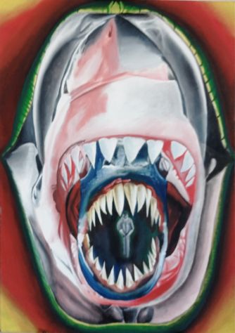 Status -olio su tela - 50x70cm