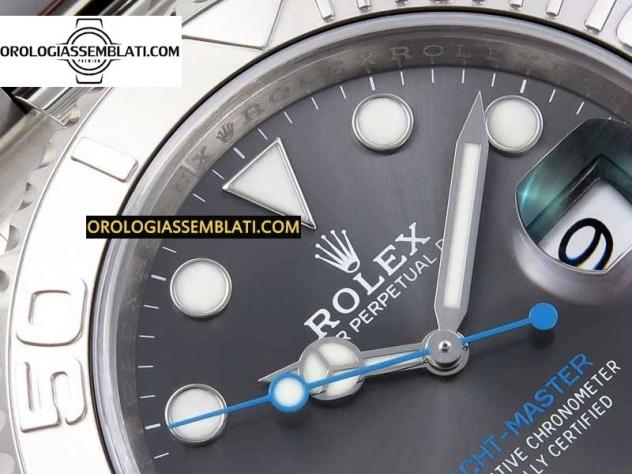 Replica Rolex YACHT-MASTER 126622 1:1 BEST EDITION QUADRANTE GRIGIO IN ACCIAIO 904L SU BRACCIALE SS 3235 - Foto 15