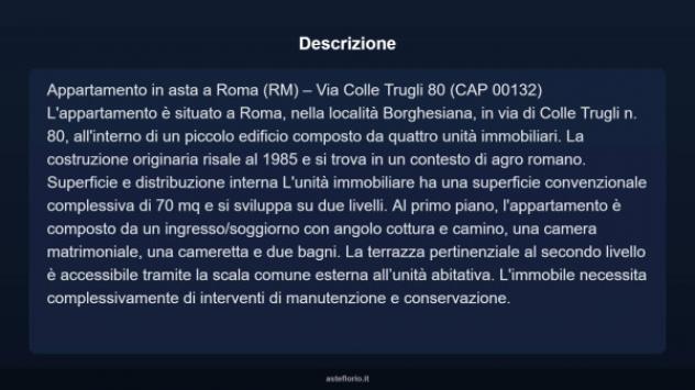 Immobile in asta di 70 m² in vendita a Roma - Foto 4