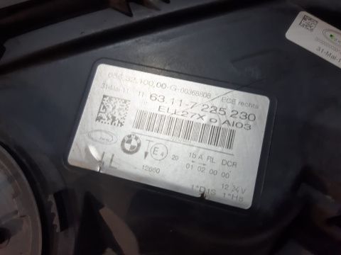 BMW 7 F01 F02 FARO BI-XENON DESTRO COMPLETO 13040 - Foto 7