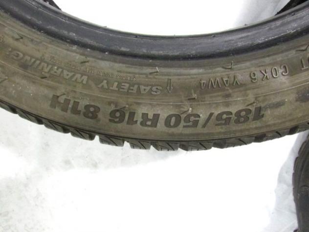 185/50R16 81H KUMHO WINTERCRAFT WP51 A2418 7.79MM 7.59MM PNEUMATICI INVERNALI M+S (QUANTITA' 2 GOMME) - Foto 4