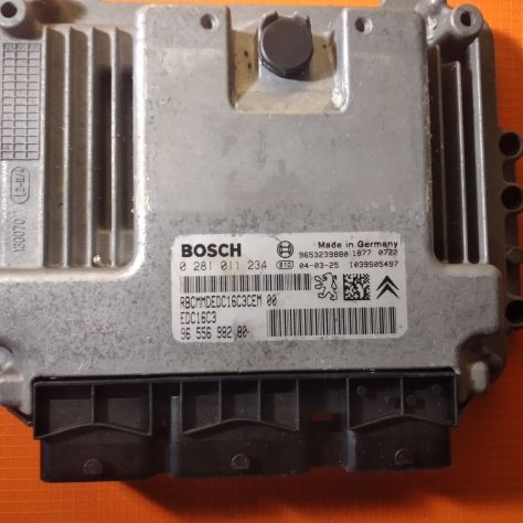 ECU CENTRALINA MOTORE PEUGEOT 307 1.6 DIESEL 9655698280 0281011234 - Foto 6