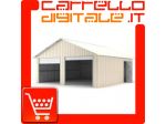 Box prefabbricato, casetta da giardino in lamiera zincata. Capanno ricovero &hellip;