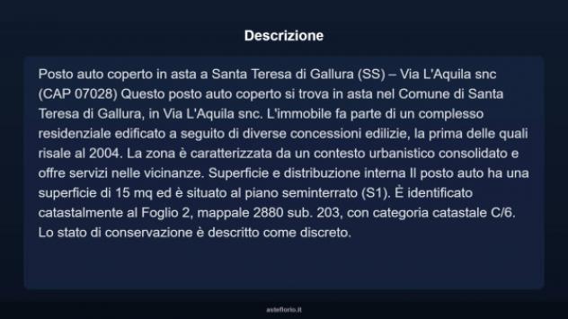 Immobile in asta di 15 m² in vendita a Santa Teresa Gallura - Foto 4